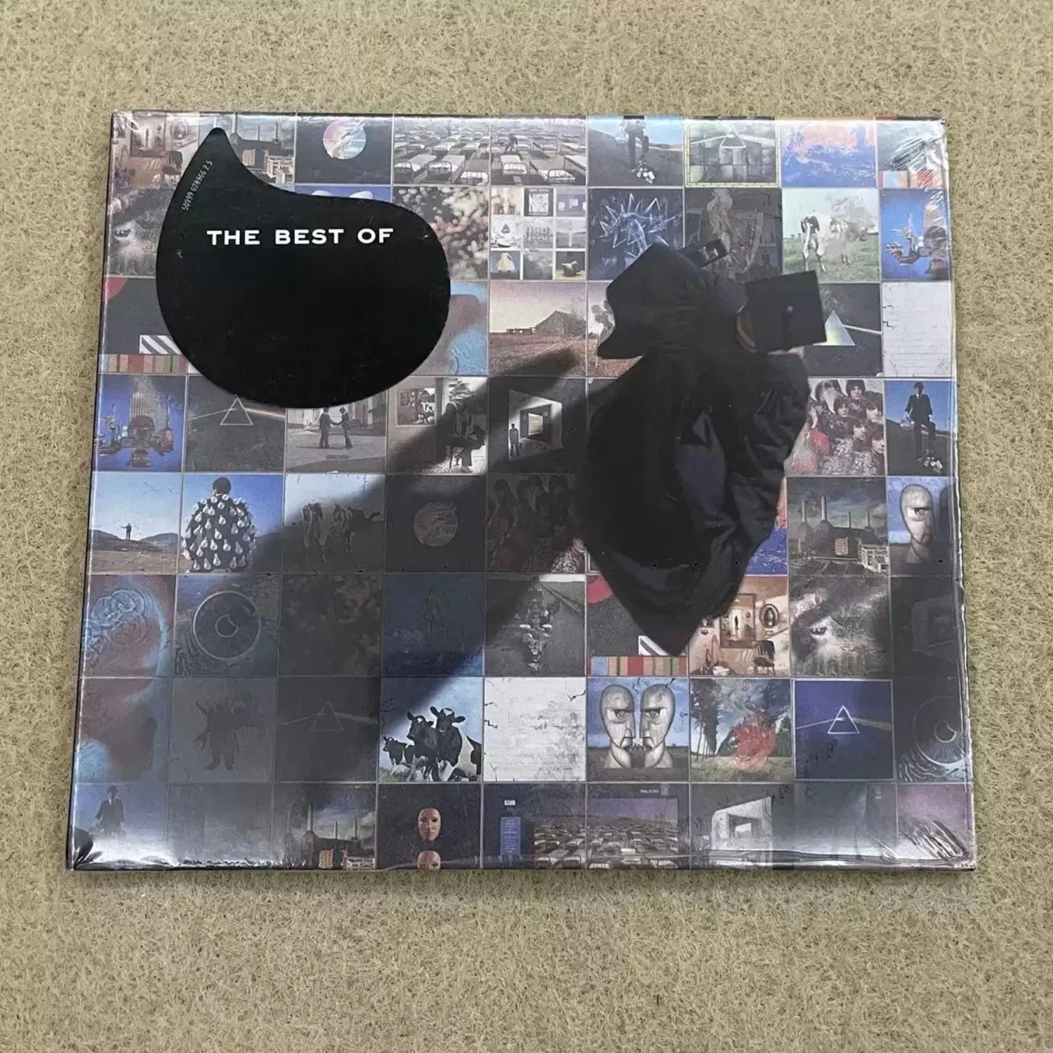 Classic Rock Compilation CD Album, Collage-Style Art Cover Design, High-Fidelity Edition for Rock Fans & Home Decor Qme