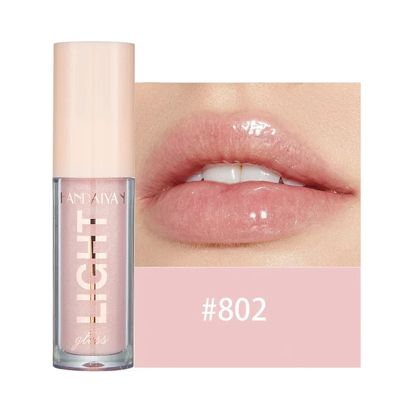 12 Colors Mirror Pearl Lip Gloss Long-lasting Moisturizing Shine Glitter Lip Glaze Waterproof Glass Liquid Lipstick Women Makeup Qme 02