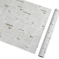 DIY Stickers 10m Old Newspaper Self Adhesive Wallpaper Countertops Qme style A 10mx45cm