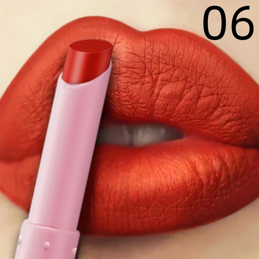 15 Cigarette Velvet Matte Waterproof Lipstick Long-lasting Lip Gloss Qme 06