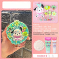 Hello Kitty Kuromi Cream Gel DIY Folding Mirror Comb Craft Handmade Qme 13