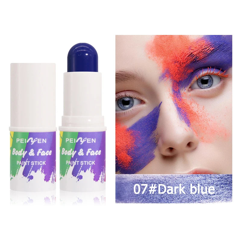 Shining Stick Makeup Waterproof Sweatproof Available Multiple Colors Qme 07 Dark blue
