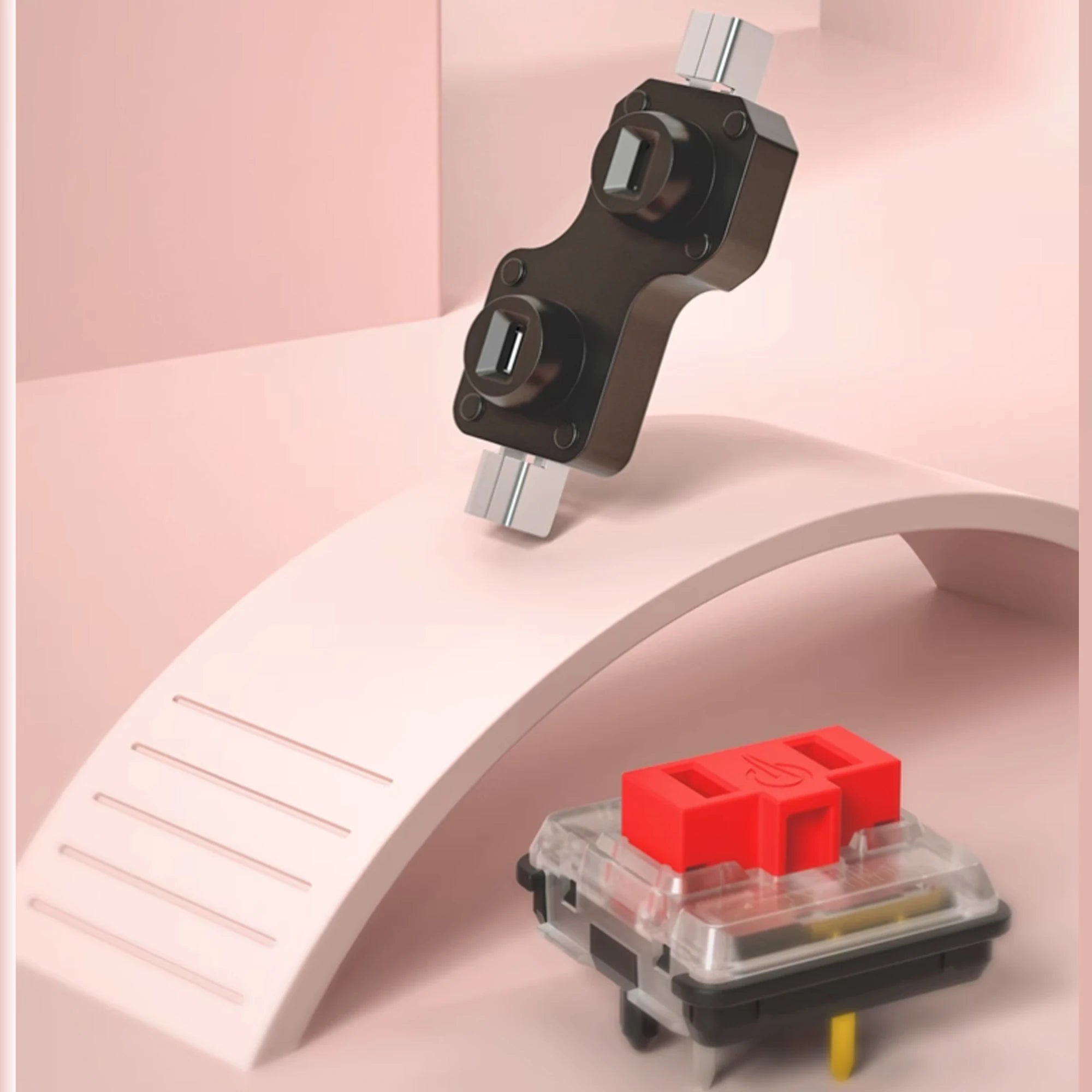 Kailh Low Profile Switch Hot Swap Socket for 1350 Chocolate Switches on Mechanical Keyboard PCB Socket Custom DIY Base Refit Qme