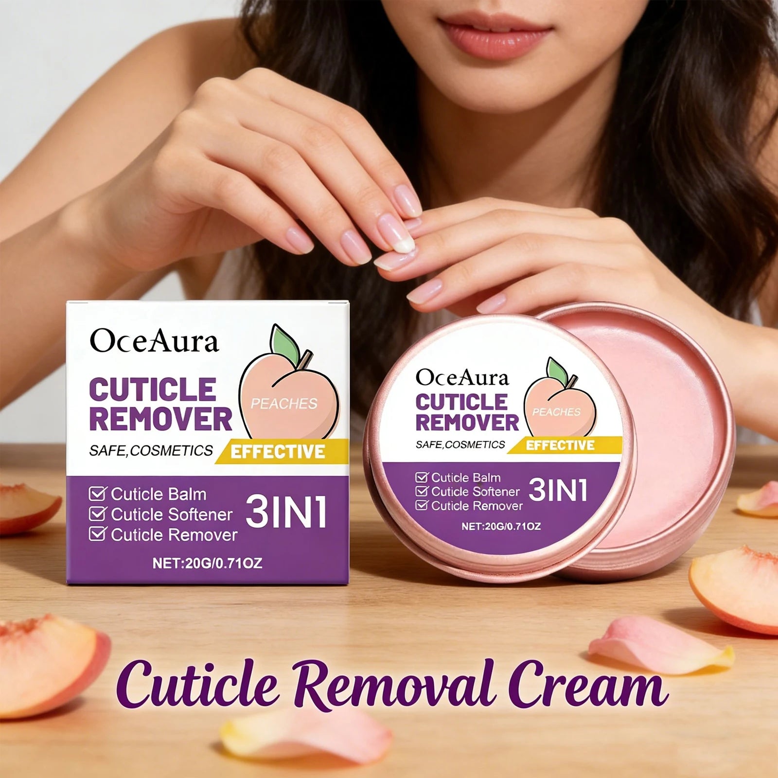 Exfoliating Hand Cream Deep Moisturizing Reduce Dry Rough Soften Calluses Dead Skin Removal Smooth Nail Cuticle Remover Softener Qme