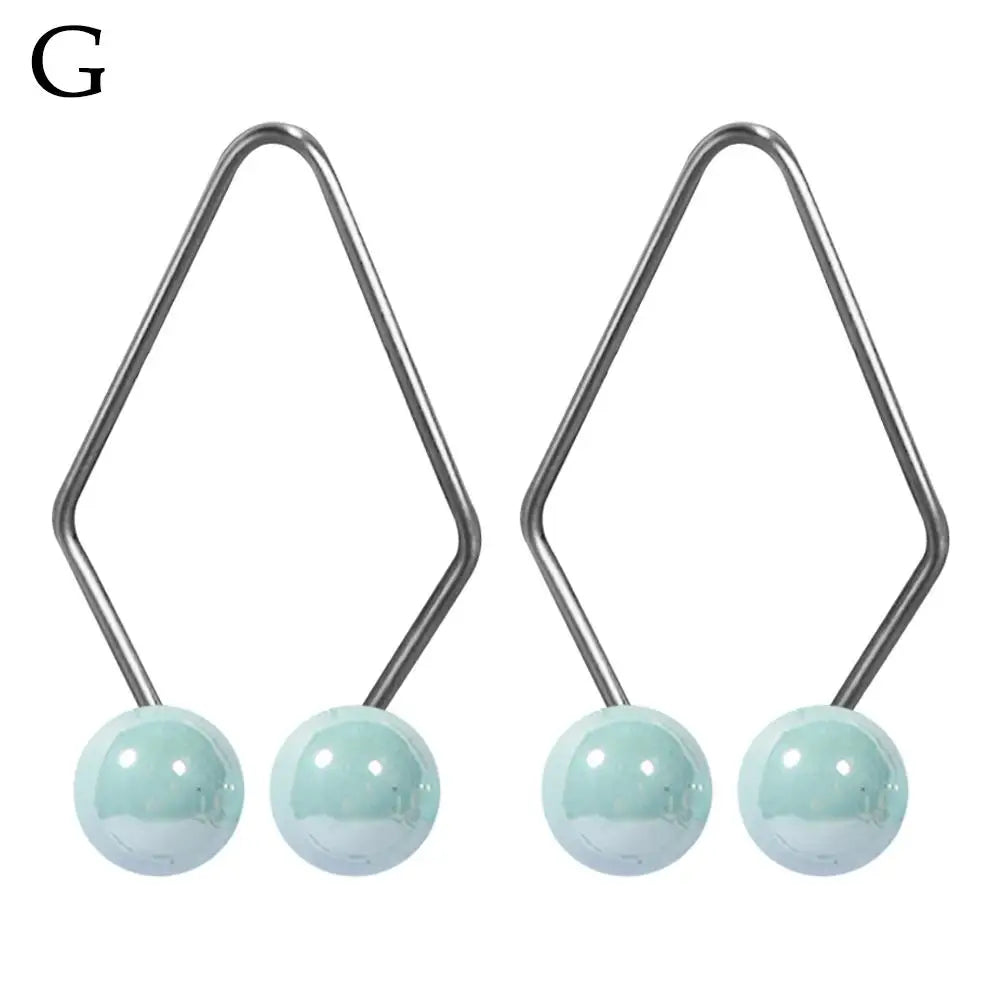 1 Pair Dimple Makers Cheeks Maker Balls Face Improve Smile Easy Wear Qme G