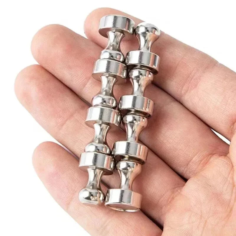 10PCS Magnetic Nail Office Calligraphy And Painting Refrigerator Strong Magnet Nail Teaching Whiteboard Magnetic Nails 12x16mm Qme
