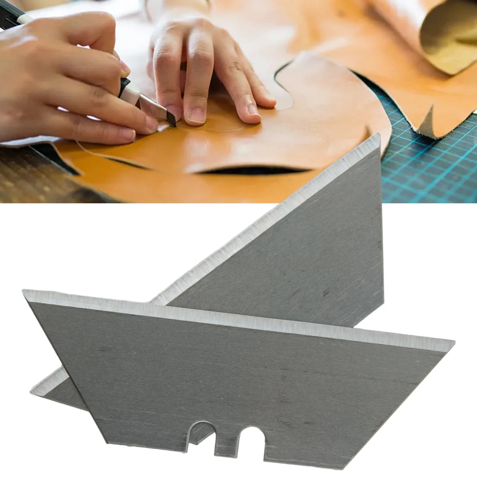 30Pcs Set Trapezoidal Blade Replacement Blade Art Craft Cutter Tool Multifunction For Home School HandCraft Paper Box Cutting Qme