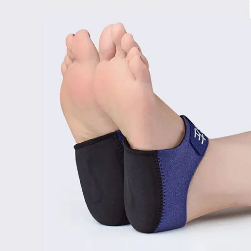 1 Pair Silicone Heel Pads Shock Absorption Relieving Leg Pressure Qme