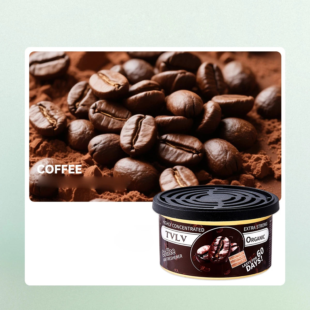 Car Solid Air Freshener Fresh Long-lasting Fragrance Odor Creating Qme COFFEE
