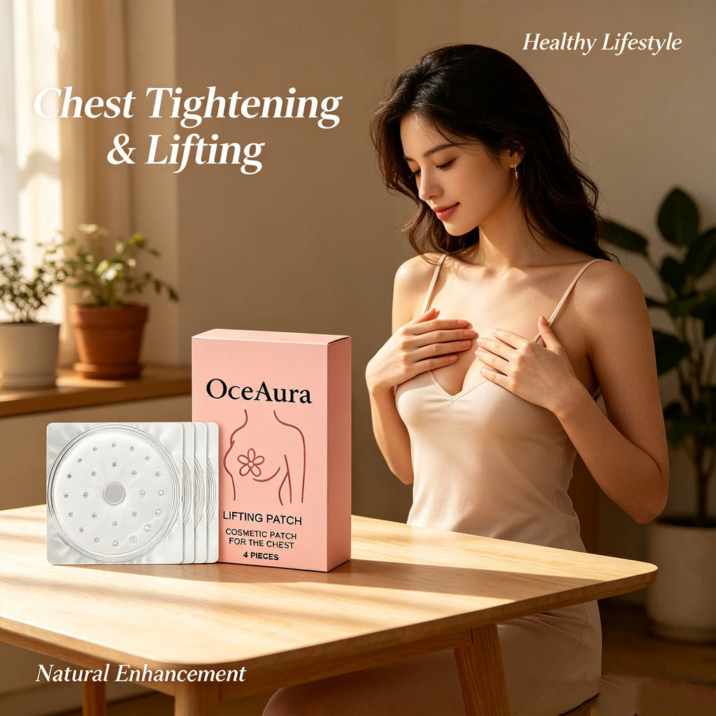 OceAura Chest Lifting Patch Deep Nourishing Skin Elasticity Enhancing Sagging Reducing Plumping Gentle Breast Firming Stickers Qme