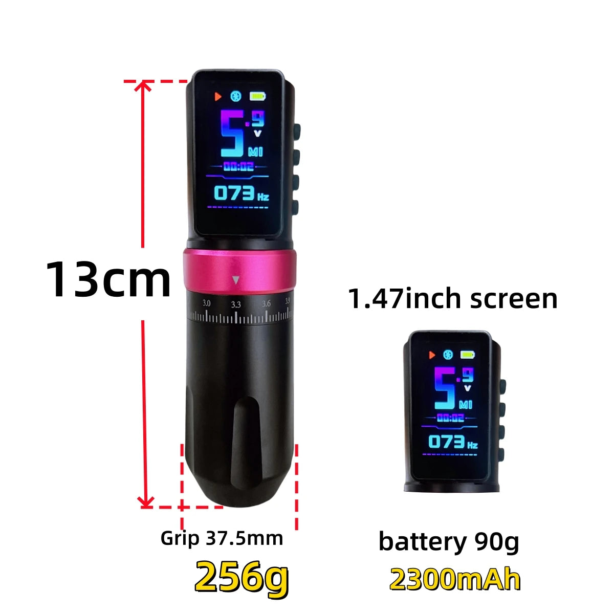CAVARUND TANG Tattoo Kit Tattoo Machine New Cool Tattoo Pen Kit For Permanent Makeup Tattoo Machine Kit Wireless Tattoo Gun Kit Qme
