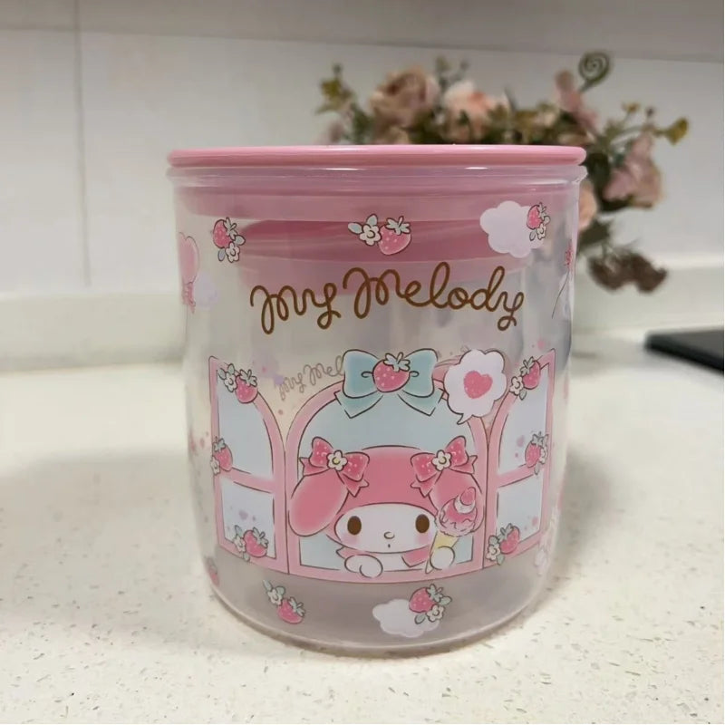 Hello Kitty Kuromi Food Storage Container Formula Can Tea and Baby Food Storage Container Snack and Whole Grain Can Qme