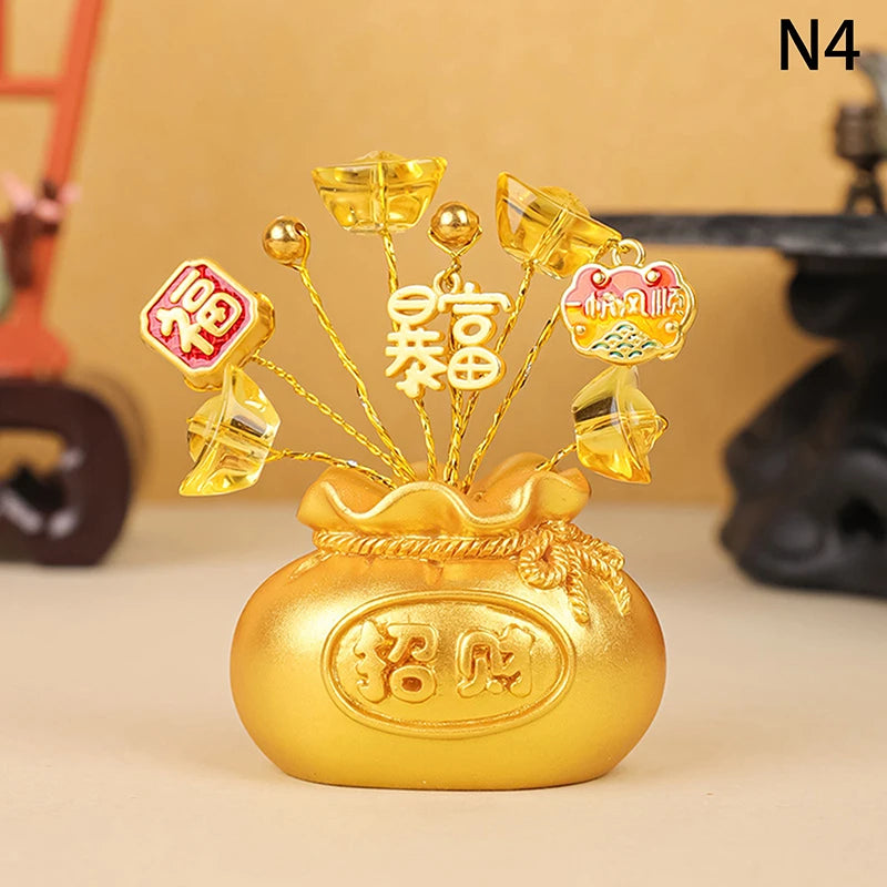 Year Money Tree God Feng Shui Fa Cai Lucky Fortune Miniature Spring Qme 4