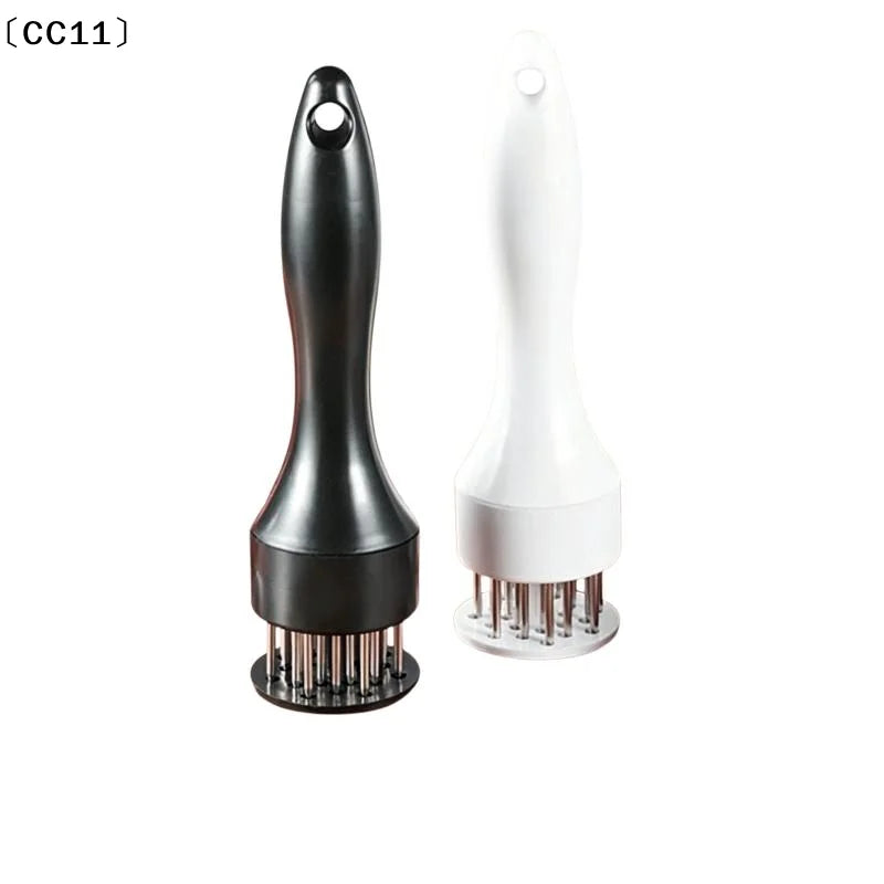 Stainless Steel Meat Tenderizer Needles Non Slip Handle Perfect Qme