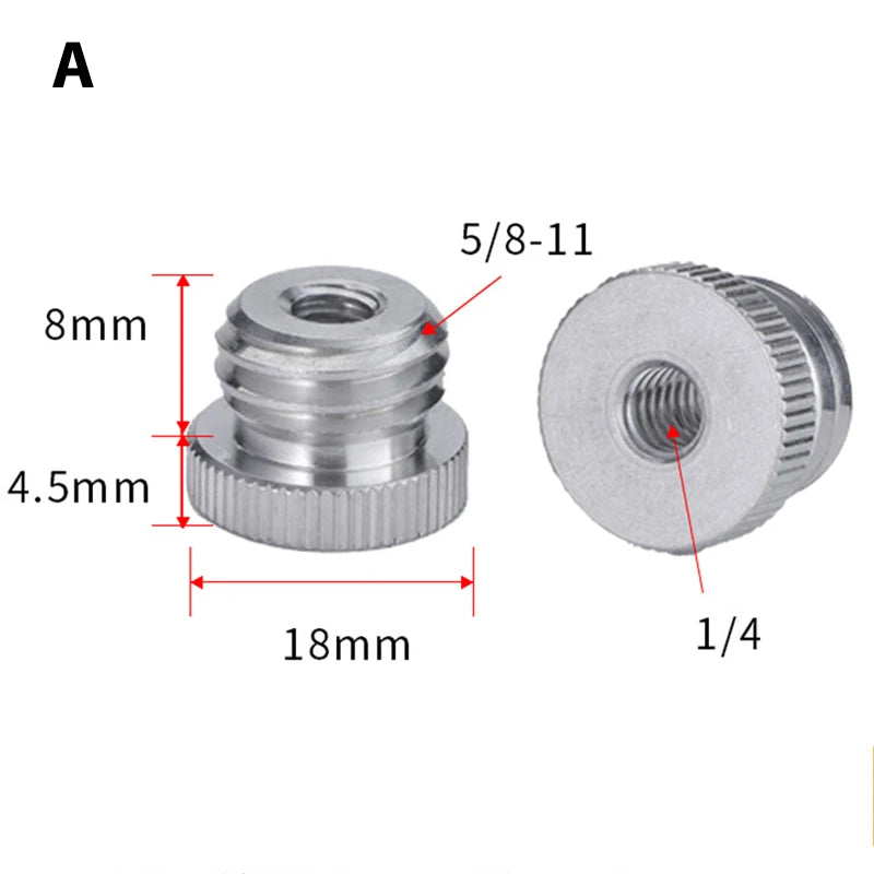 1 4 3 8 5 Female Male Threaded Screw Mount Adapter Laser Level Tripod Qme A