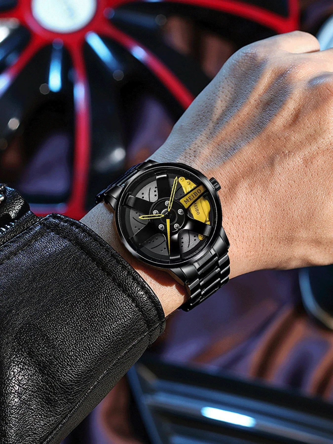 Fashionable casual temperament business watch simple and fashionable men's watch set Qme