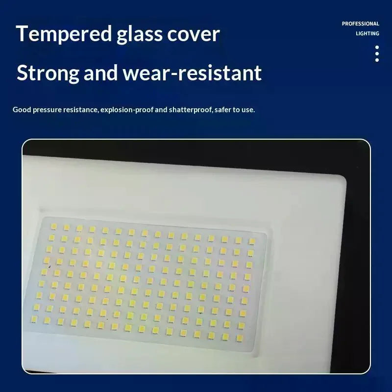 LED PIR Motion Sensor Floodlight Outdoor Wall Light 30W 20W 10W IP66 Waterproof LED Spotlight For Garden Courtyard Qme