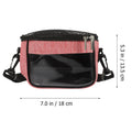 1Pcs Compact Lightweight Small Pet Carrier Bag Hedgehog Hamster Chinchilla Rabbit Squirrel Outdoor Adventure Sling Bag with Qme Pink
