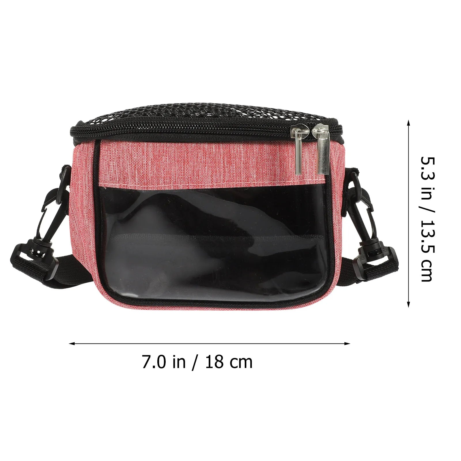 1Pcs Compact Lightweight Small Pet Carrier Bag Hedgehog Hamster Chinchilla Rabbit Squirrel Outdoor Adventure Sling Bag with Qme Pink