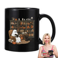 Halloween Coffee Mug Pumpkin Ceramic Spooky Teapot Water Cup Fall Qme A China Mainland