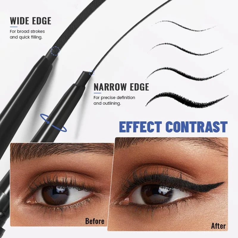 6 Matte Gel Eyeliner Pencils Waterproof Long Lasting Makeup Beginner Friendly Smooth Gel White Green Blue Brown Black Eyeliner Qme