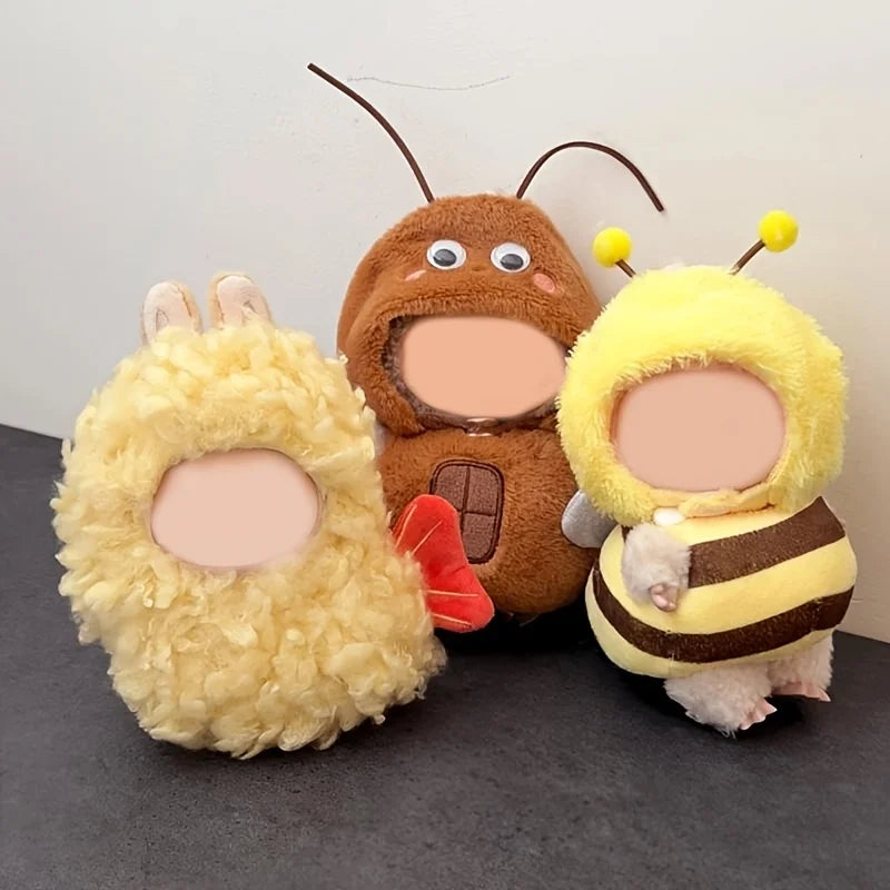 Labubu15-17cm plush doll clothing animal clothing, cute and unique clothing fashion dress up game Qme