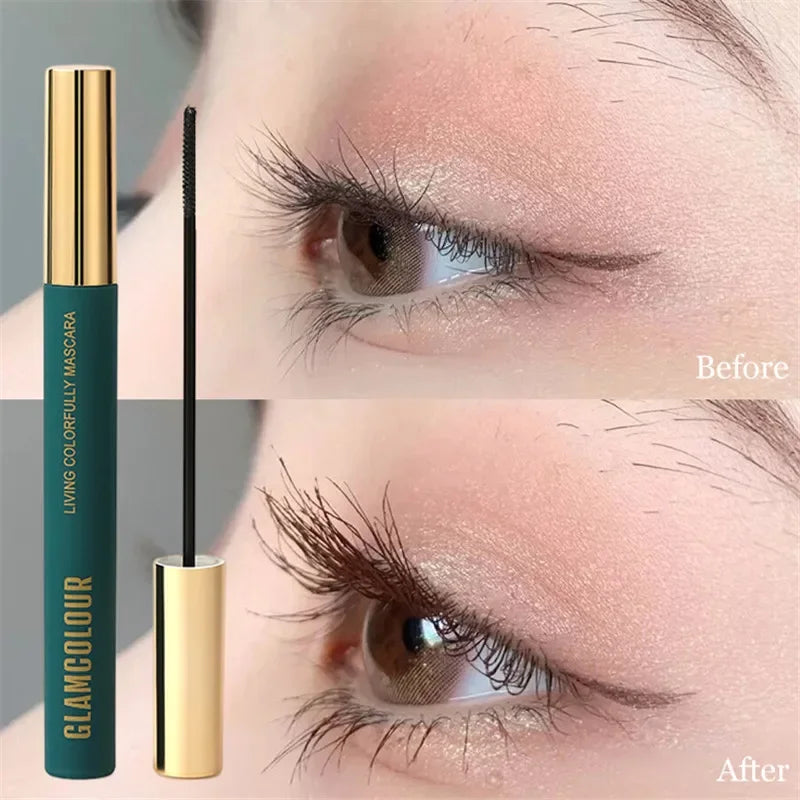 Magic Color Mascara Curl Eyelash Extension Thick Curling No Smudging Waterproof Lengthening Long Lasting Eyelash Makeup Tool Qme