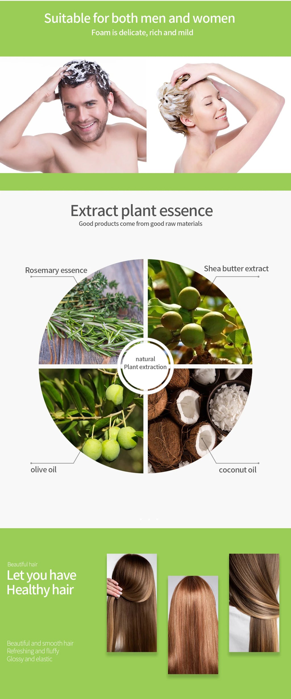 Rosemary Plant Extract Essential Oil Shampoo Soap Control Refreshing Qme
