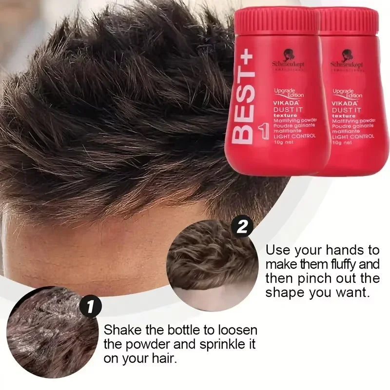 Volumizing Hair Styling Powder Oil-absorbing Fluffy Long-lasting Hold Qme
