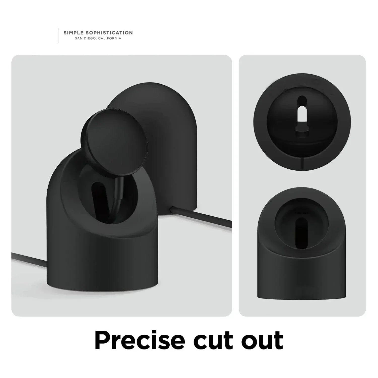 Compatible with Samsung Galaxy Watch 7 6 5 Charger Stand 40 44 46mm Galaxy Watch 5Pro Charger silicone Stand Charging base Qme
