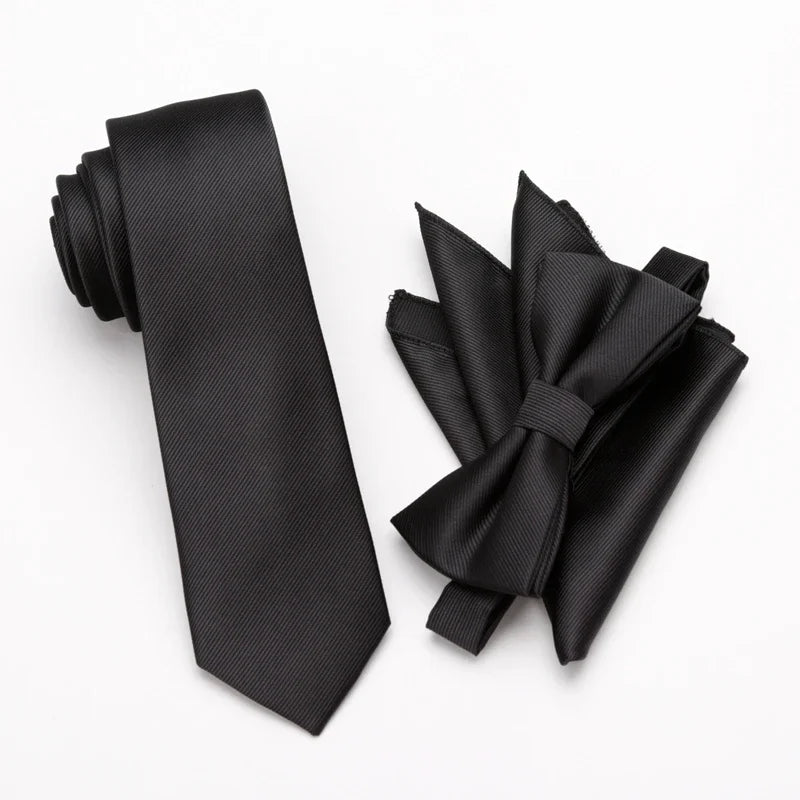Paisley Men's Casual Bowtie Tie Skinny Polyester Necktie Pocket Qme A16 China Mainland