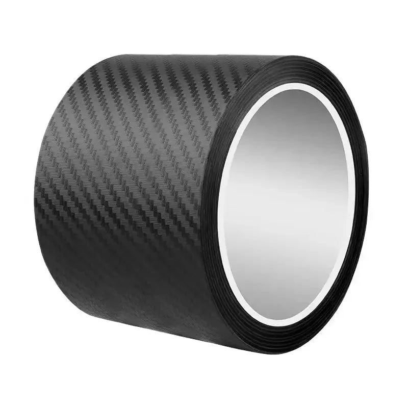 Carbon Fiber Car Adhesive Nano Tapes DIY Paste Strip Auto Door Sill Side Mirror Anti Scratch Stickers Waterproof Protection Film Qme 7cm black 3M