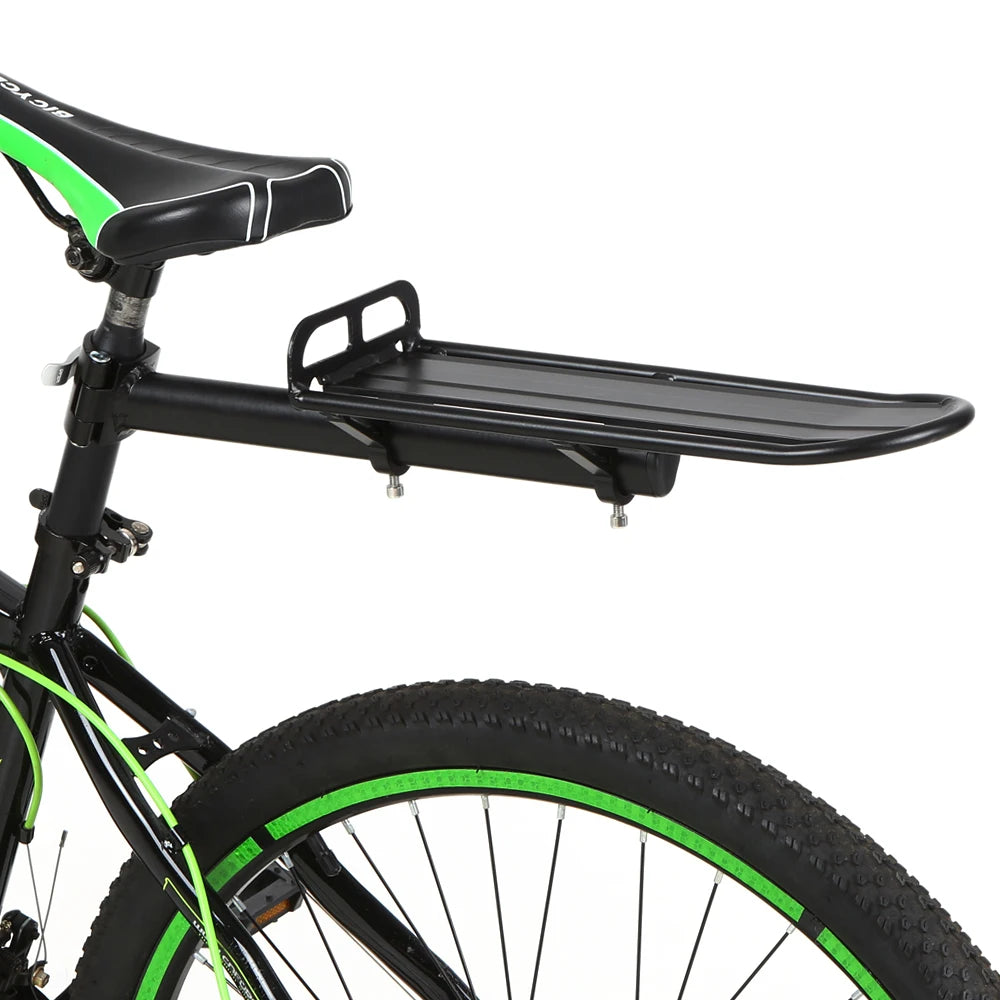 10KG Bicycle Luggage Carrier Bike Rack Aluminum Alloy Cargo Rear Rack Shelf Cycling Seatpost Bag Holder Stand MTB Install Tools Qme