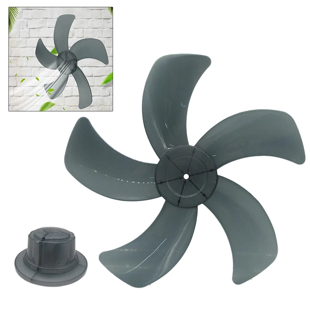 Household Fan Blade Five Leaves Nut Cover Fit Pedestal Accessories Qme