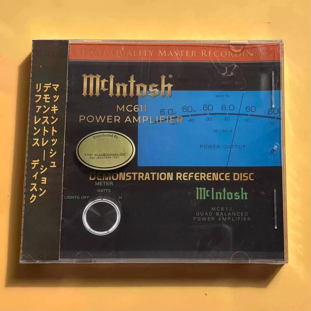 High-Resolution Hi-Fi Demonstration Disc, Featuring Audiophile Recordings, Professional Tuning Reference Presenting Rich Details Qme McIntosh
