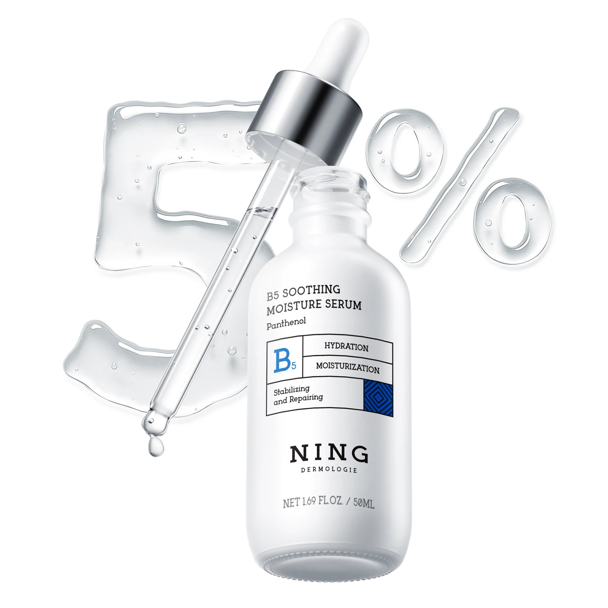NING DERMOLOGIE B5 Soothing Moisture Serum Instant Long-lasting Qme