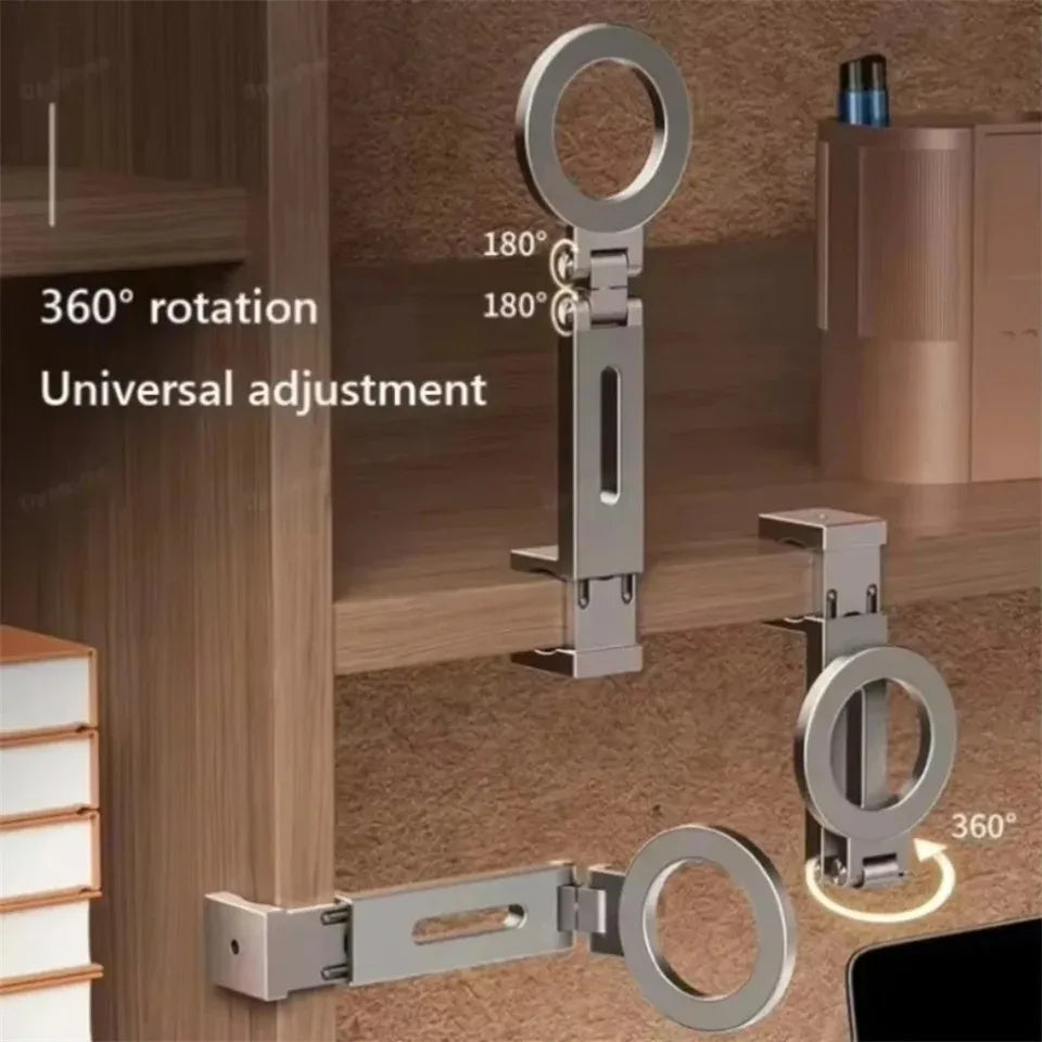 Adjustable Universal Magnetic Phone Holder Travel Essentials Flexible Qme