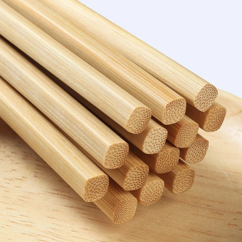 5/10 Pairs Chinese Bamboo Chopsticks,Unpainted, Wax Free, Mold Proof, Anti Slip,Japanese Kitchen Utensils Bamboo Chopsticks Set Qme