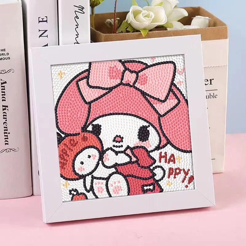 Hello Kitty Kuromi Diamond Painting DIY Craft Frame Cartoon Students Qme 15