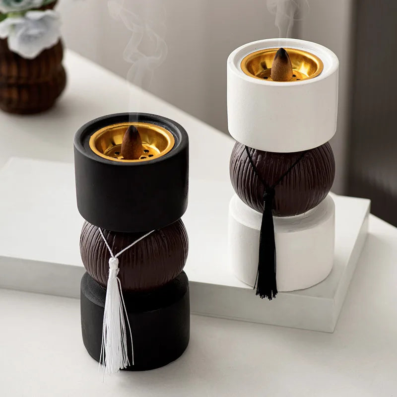 Middle Eastern Arabic Resin Dumbbell Aromatherapy Diffuser Tassel Qme