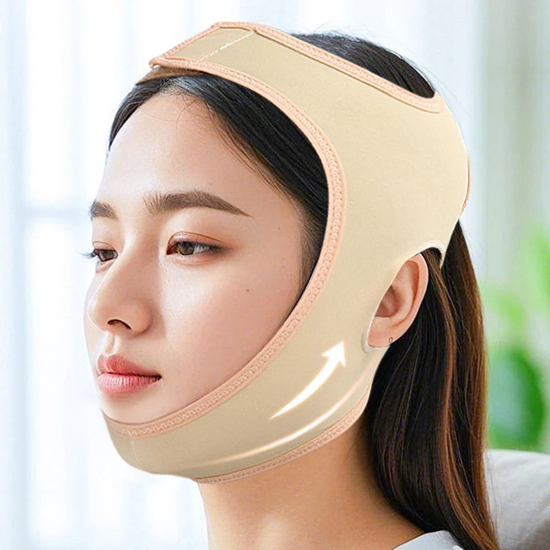 Elastic Face Slimming Bandage V-line Shaper Chin Cheek Lift Facial Qme