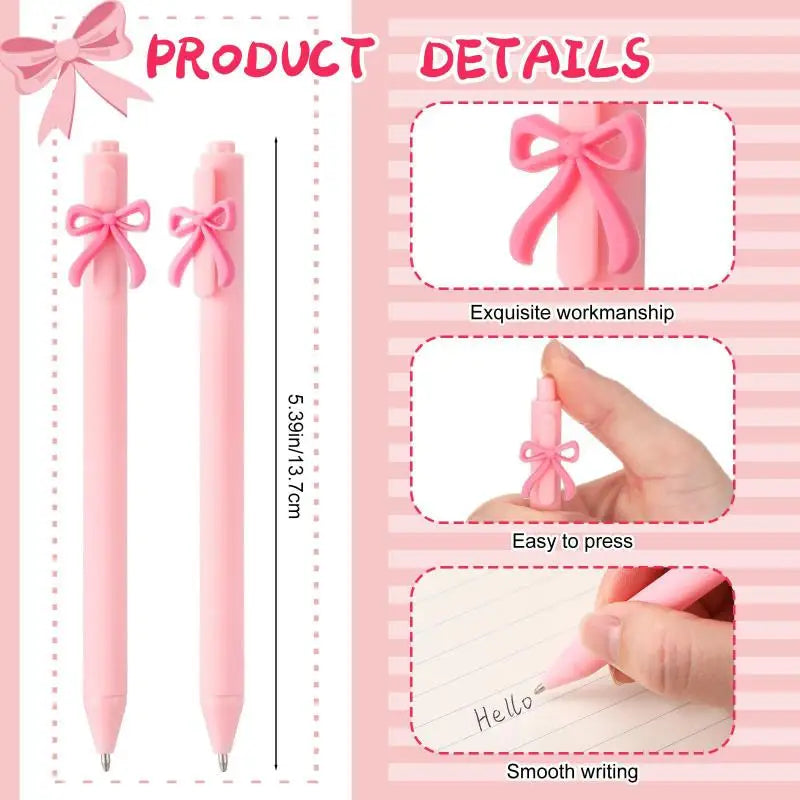 Pink Black Cute Butterfly Pen Birthday Wedding Valentine's Day Qme