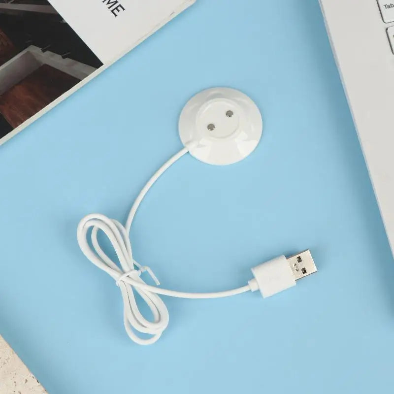 Rose Massager USB Charging Dock Magnetic Stand Adapter Qme 1Pcs White