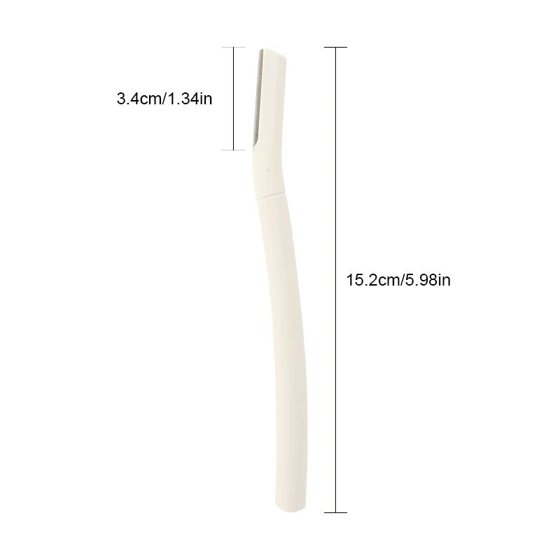 1/3/12pcs Wheat Straw Face Eyebrow Razor for Women Facial Dermaplane Razor Biodegradable Dermaplaning Tool Qme