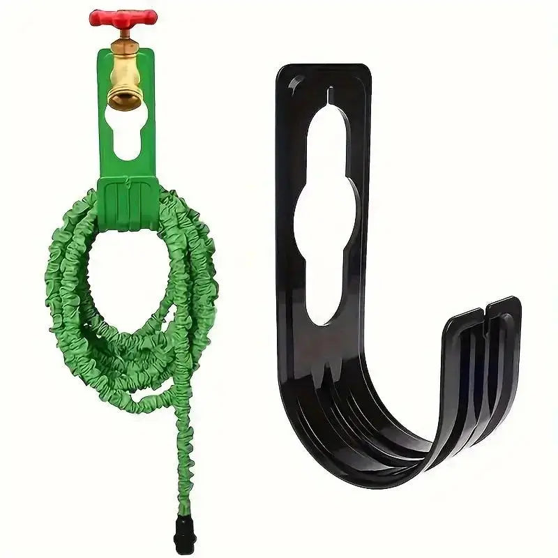 Water Pipe Reel Rack Convenient Storage Support Garden Wall Mount Tap Qme