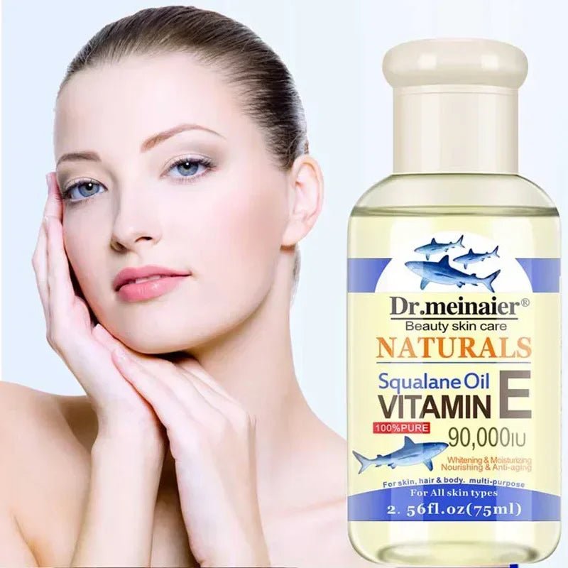 Vitamin E Face Essence Oil Morning Night Whitening Shrink Pores Anti Qme