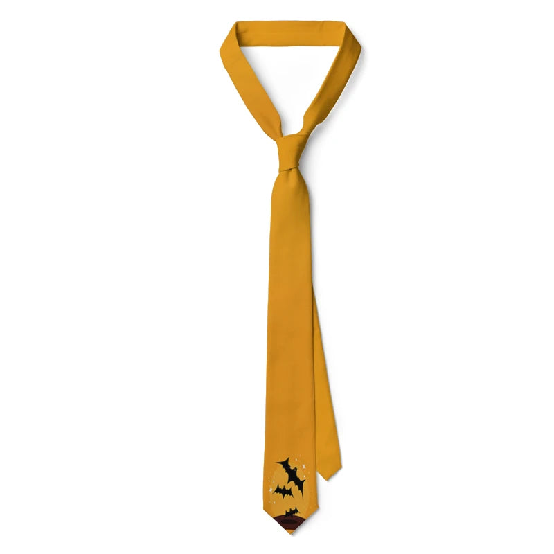Bat Design 3D Printed Tie Men's Personalized Business Polyester Qme style1 CN