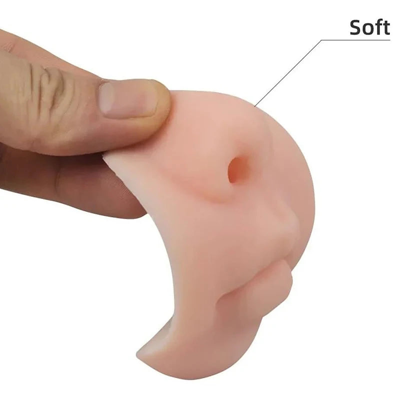 Kitchen Gag Realistic Nose Shape Wall-mounted Soap Dispenser Silicone Qme