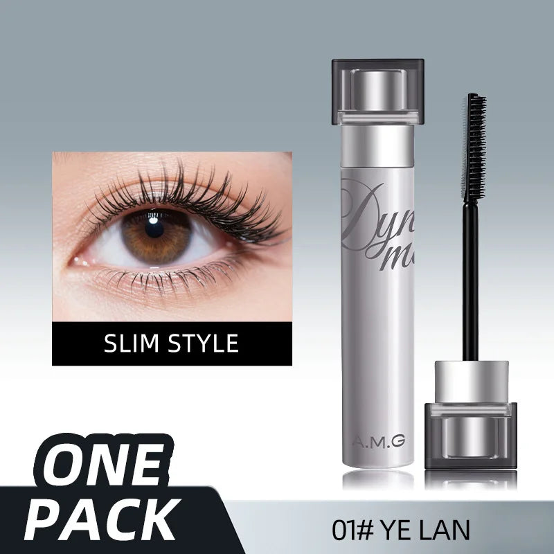 Black Fiber Mascara Waterproof Sweat-proof Long Lasting No Clumping 3 Qme 01Yelan