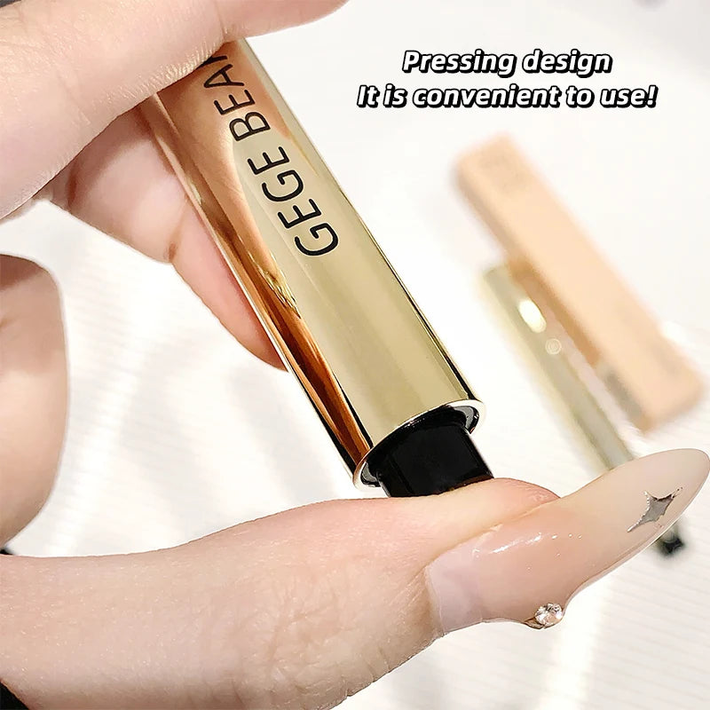 Gege Bear Pressing Moisturizing Lip Gloss Lightweight& L Ong-lasting Qme